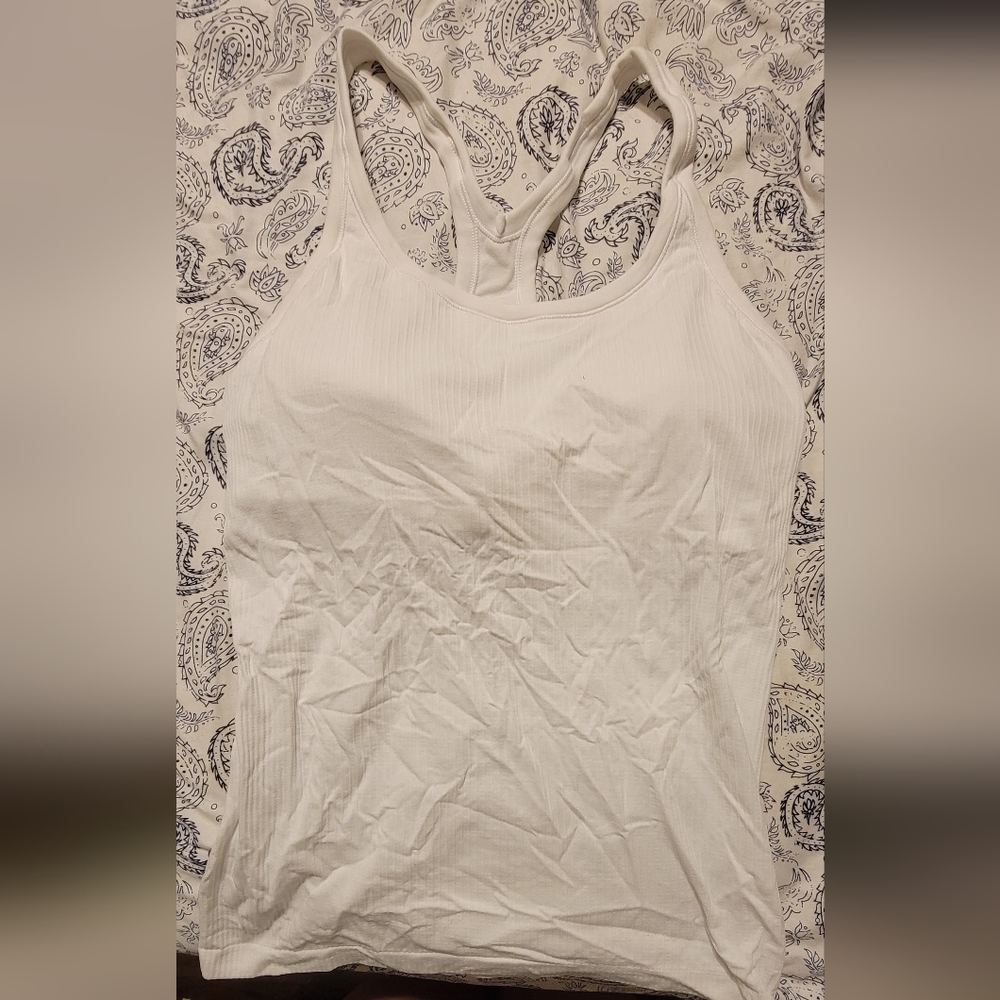 Lululemon White Tank Top